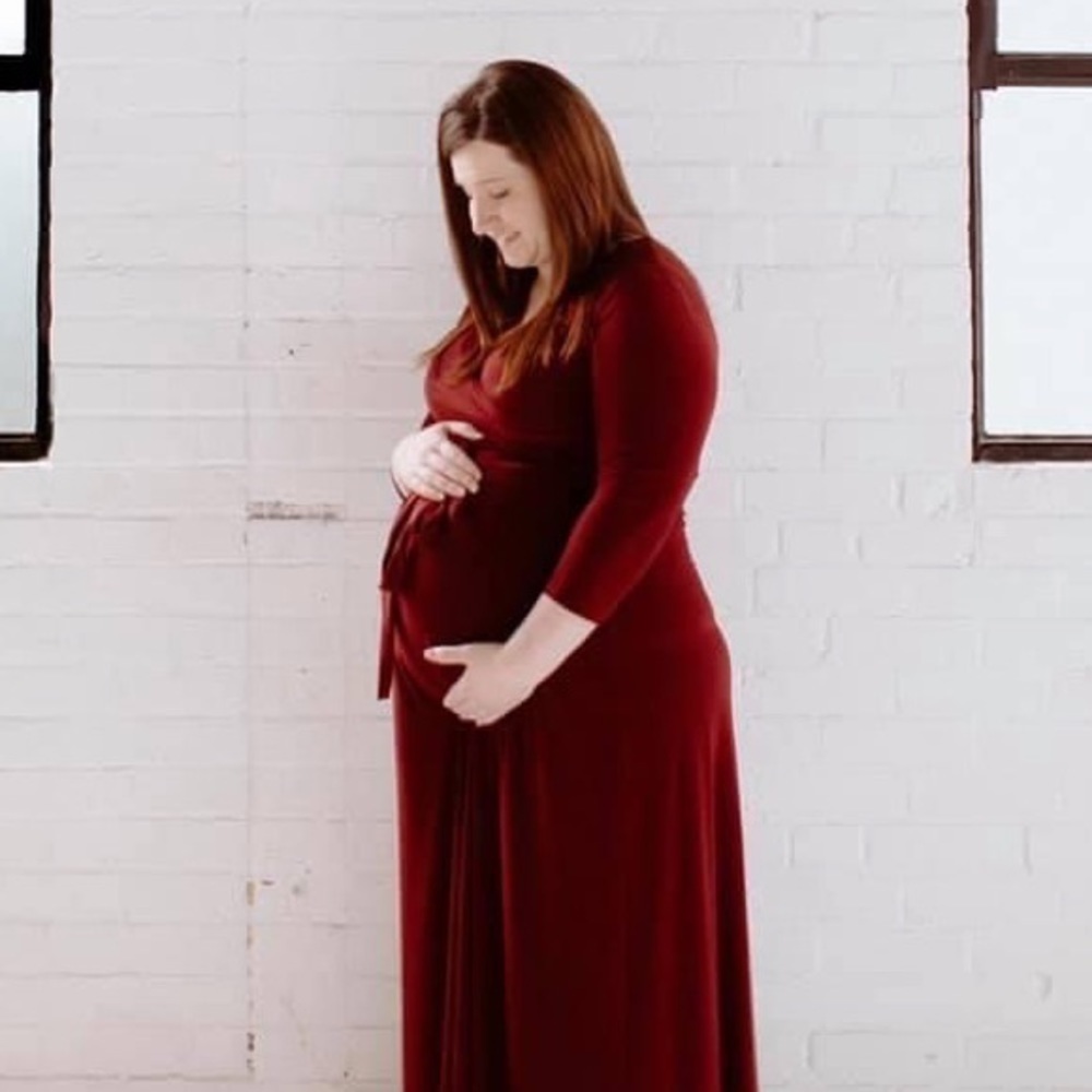 Beautiful Floor Length Maternity Gown